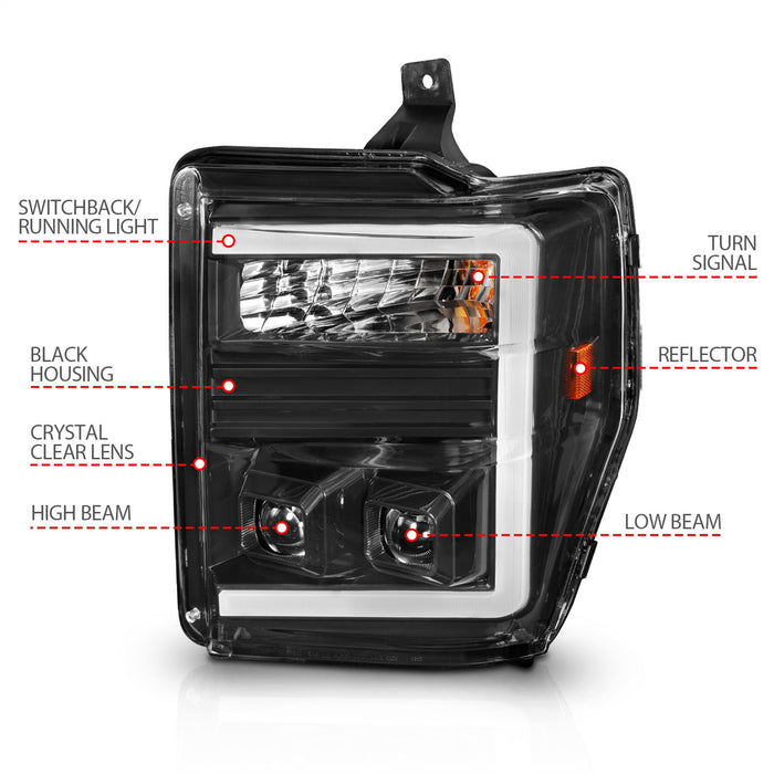 Anzo USA 111586 Projector Headlight Set - Truck Part Superstore