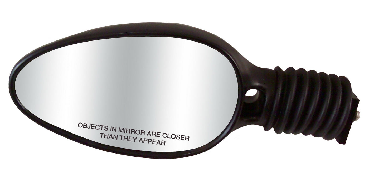 Cipa USA 11160 Sport II™ Personal Water Craft Mirror; 3.5 in. x 6.25 in.; Convex Black; - Truck Part Superstore