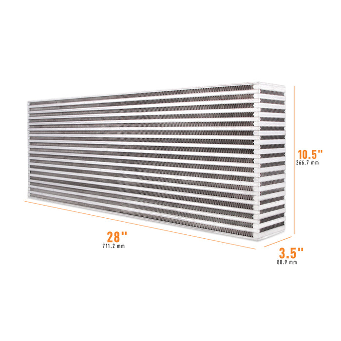 Mishimoto MMUIC-01 Universal Air-to-Air Race Intercooler Core 28-in x 10.5-in x 3.5-in - Truck Part Superstore