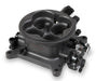 Holley EFI 112-587 Throttle Body; 4150 Flange; 4 bbl; 1000 cfm; Hard Core Gray; - Truck Part Superstore