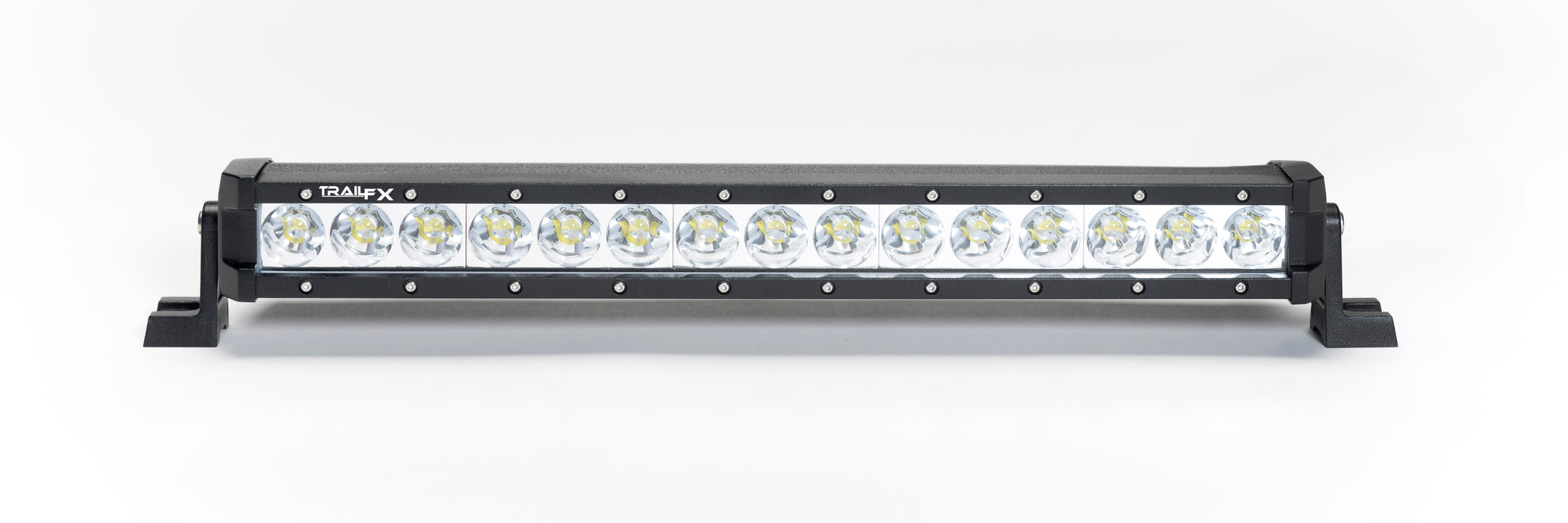 TrailFX 1120131 20 In 90W 4.8A At 12Vs 8 Deg Spot Beam 4658 Effect Lums Clear Lens Black Alum - Truck Part Superstore
