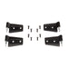 Rugged Ridge 11202.31 Door Hinge Kit; Front/Rear; Black; 4 Piece; - Truck Part Superstore