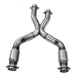 Kooks Custom Headers 11203250 3in. x 2-1/2in. SS Catted X-Pipe. 1999-2004 Mustang. (Connects to OEM) - Truck Part Superstore