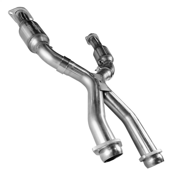 Kooks Custom Headers 11203360 3in. x 3in. SS GREEN Catted X-Pipe. 1999-2004 Mustang. (Does Not Connect to OEM) - Truck Part Superstore