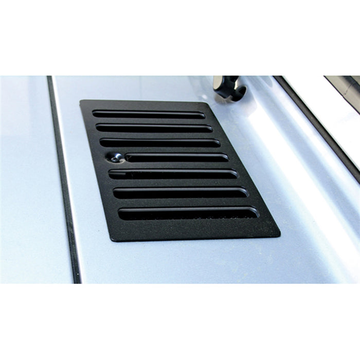 Rugged Ridge 11206.02 Hood Vent Cover; Black; Cowl; - Truck Part Superstore