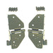 Rugged Ridge 11209.01 Windshield Hinge; Pair; Black; - Truck Part Superstore