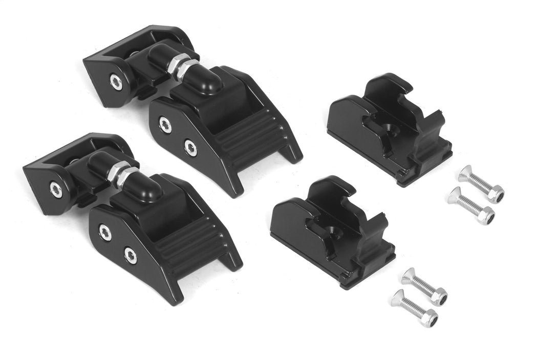 Rugged Ridge 11210.15 Hood Catch; Pair; Black Aluminum; - Truck Part Superstore
