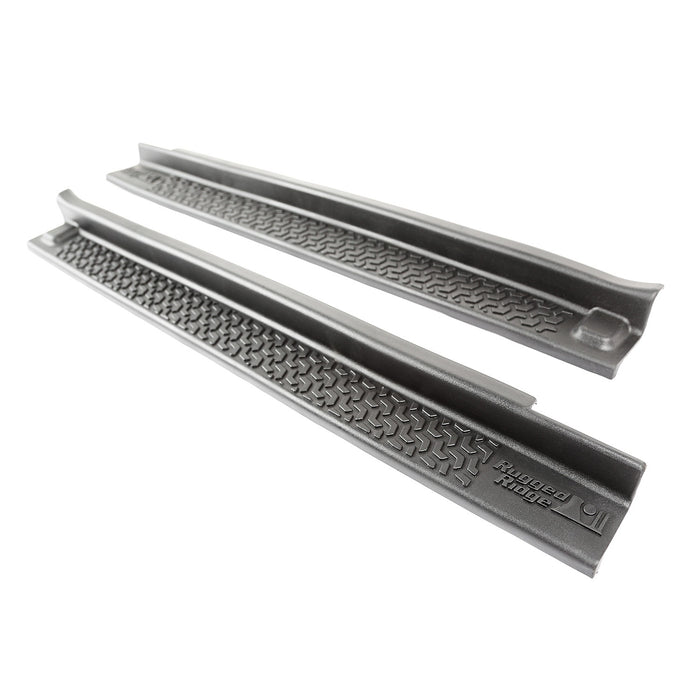 Rugged Ridge 11216.21 All Terrain Entry Guard Kit; Front; Thermoplastic; Black; - Truck Part Superstore