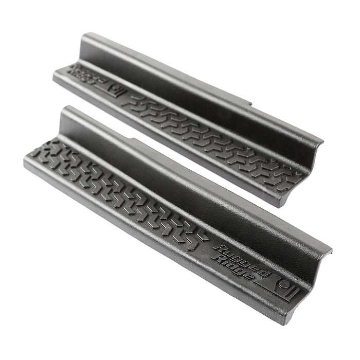 Rugged Ridge 11216.21 All Terrain Entry Guard Kit; Front; Thermoplastic; Black; - Truck Part Superstore