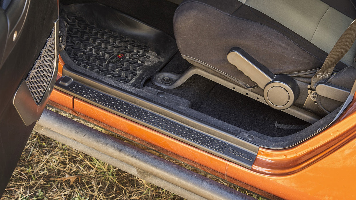 Rugged Ridge 11216.21 All Terrain Entry Guard Kit; Front; Thermoplastic; Black; - Truck Part Superstore