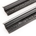 Rugged Ridge 11216.22 All Terrain Entry Guard Kit; Front; Black; Thermoplastic; - Truck Part Superstore