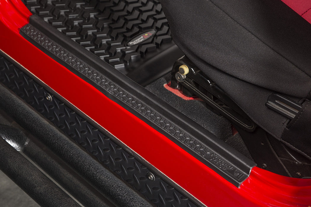 Rugged Ridge 11216.22 All Terrain Entry Guard Kit; Front; Black; Thermoplastic; - Truck Part Superstore