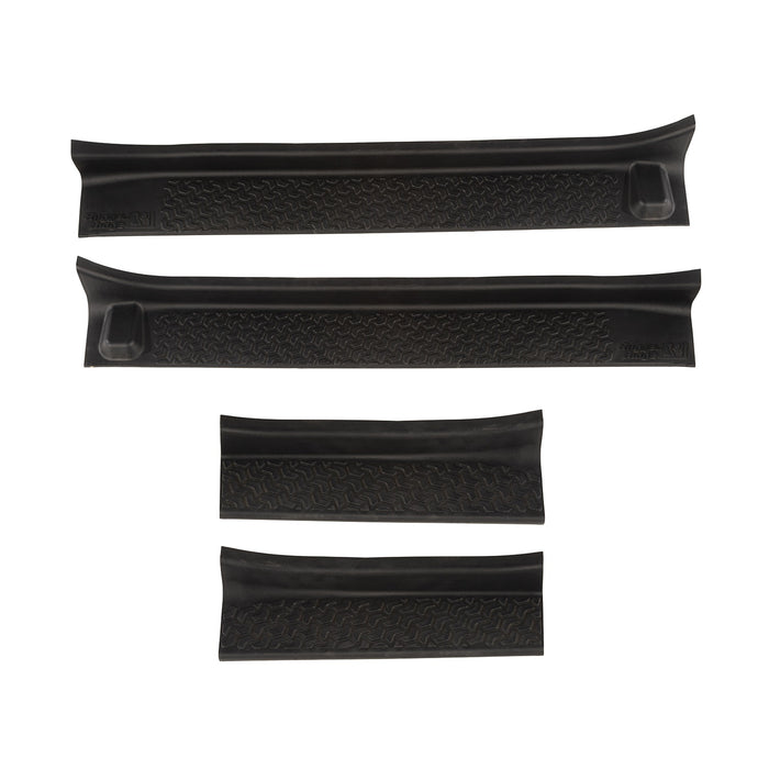 Rugged Ridge 11216.32 Door Entry Guard; Front; 4 pc.; - Truck Part Superstore