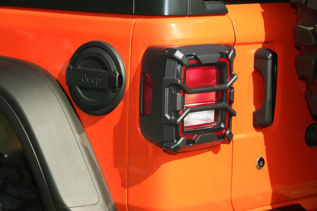 Rugged Ridge 11226.13 Elite Tail Light Guards; Pair; Black; - Truck Part Superstore