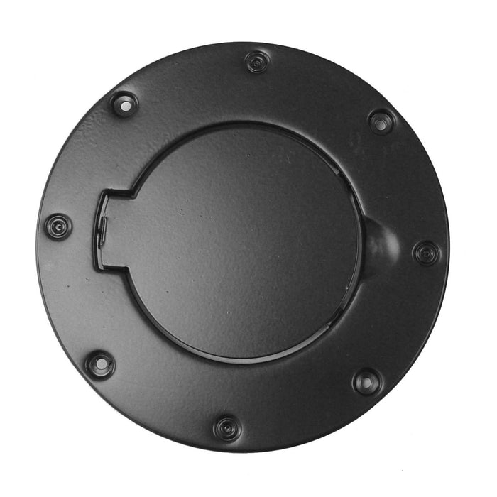 Rugged Ridge 11229.01 Gas Hatch Cover; Black; Non-Locking; - Truck Part Superstore