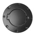 Rugged Ridge 11229.01 Gas Hatch Cover; Black; Non-Locking; - Truck Part Superstore