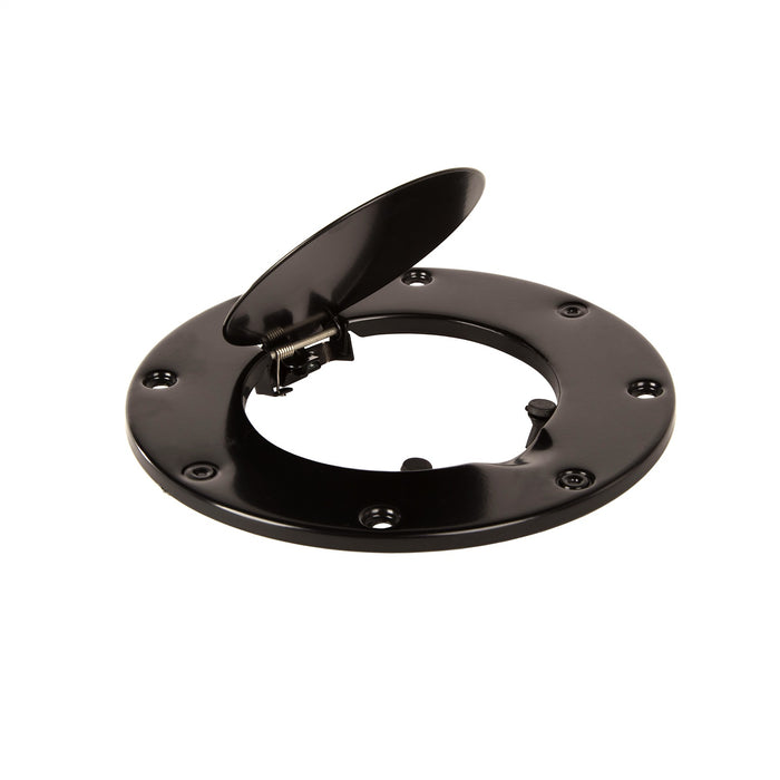 Rugged Ridge 11229.01 Gas Hatch Cover; Black; Non-Locking; - Truck Part Superstore