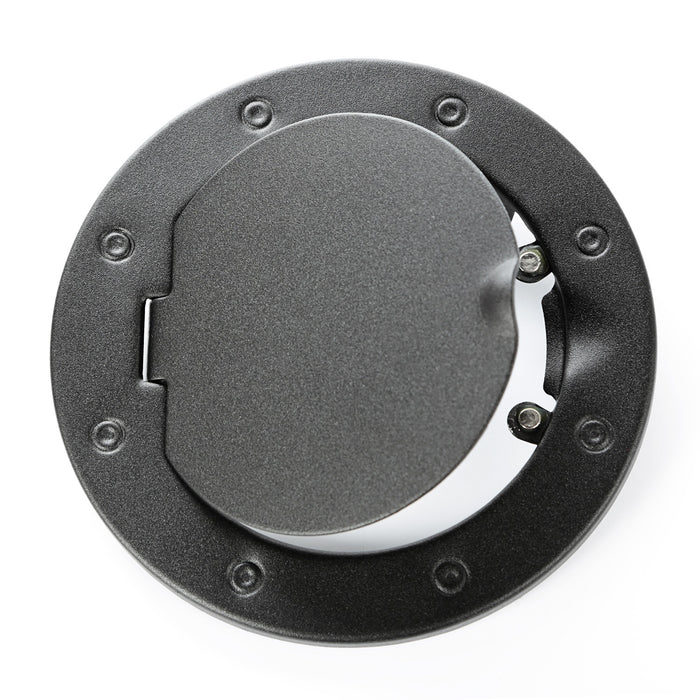 Rugged Ridge 11229.05 Gas Hatch Cover; Textured Black; Non-Locking; - Truck Part Superstore