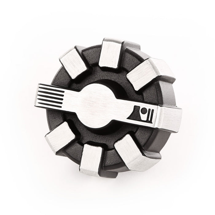 Rugged Ridge 11229.11 Elite Fuel Cap; Brushed; Aluminum; - Truck Part Superstore