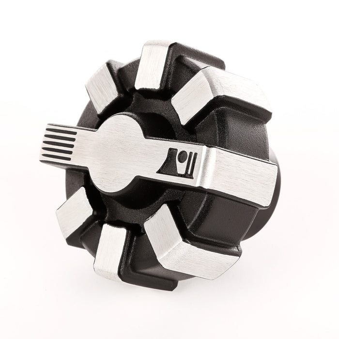 Rugged Ridge 11229.11 Elite Fuel Cap; Brushed; Aluminum; - Truck Part Superstore