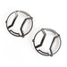 Rugged Ridge 11230.12 Elite Headlight Guards; Pair; Textured Black; - Truck Part Superstore