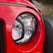 Rugged Ridge 11230.12 Elite Headlight Guards; Pair; Textured Black; - Truck Part Superstore