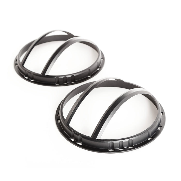 Rugged Ridge 11230.13 Elite Pivotal Headlight Euro Guard; Pair; Black; - Truck Part Superstore