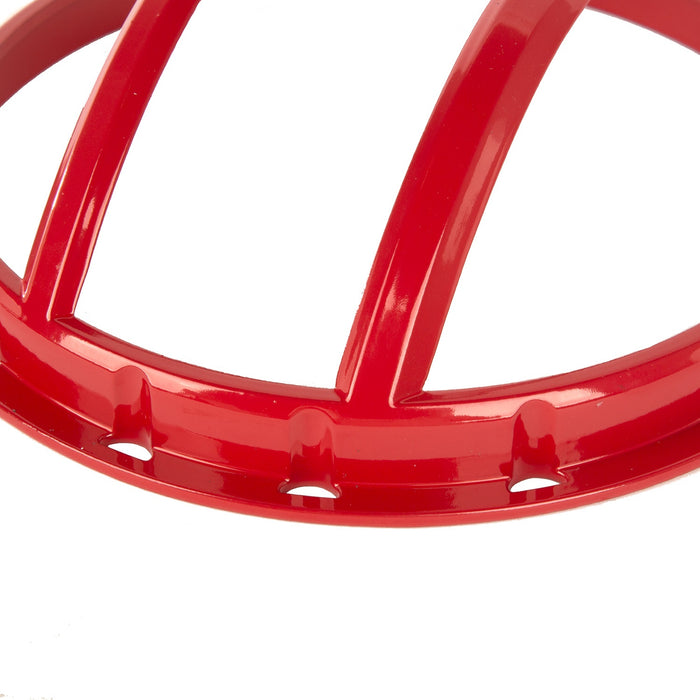 Rugged Ridge 11230.17 Elite Pivotal Headlight Euro Guard; Red; - Truck Part Superstore