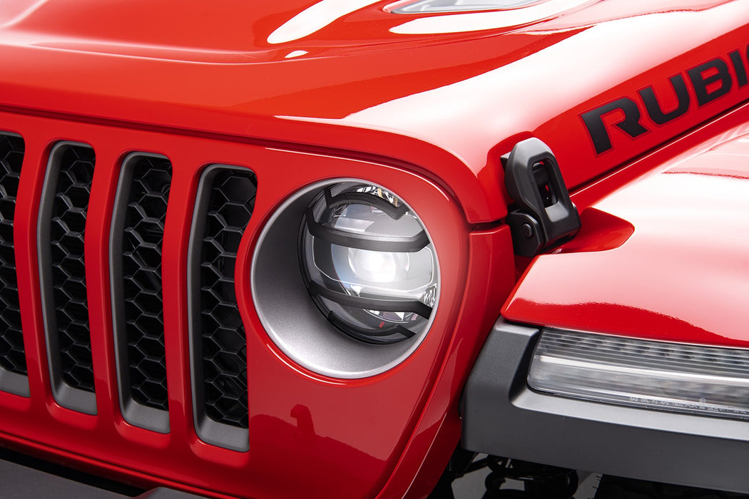 Rugged Ridge 11230.21 Elite Headlight Guards; Black; - Truck Part Superstore