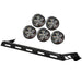 Rugged Ridge 11232.07 Hood Light Bar Kit; Incl. Five 3.50 in. Round LED Light; - Truck Part Superstore