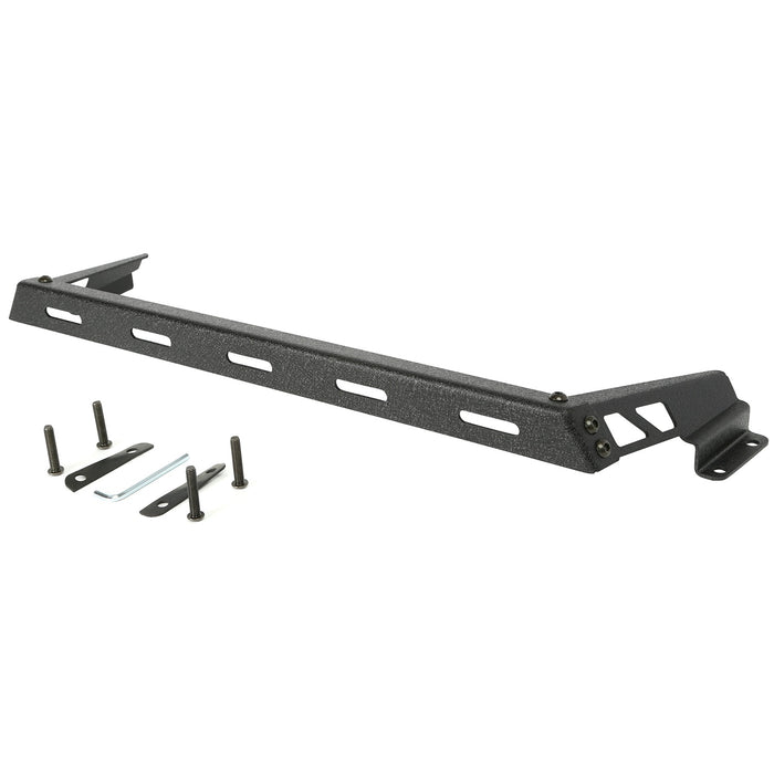 Rugged Ridge 11232.10 Hood Light Bar; Textured Black; - Truck Part Superstore