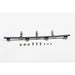 Rugged Ridge 11232.22 Light Bar Lowering Kit; Mounts Lights Lower; Accepts 4 Lamps; Up To 7 in.; - Truck Part Superstore