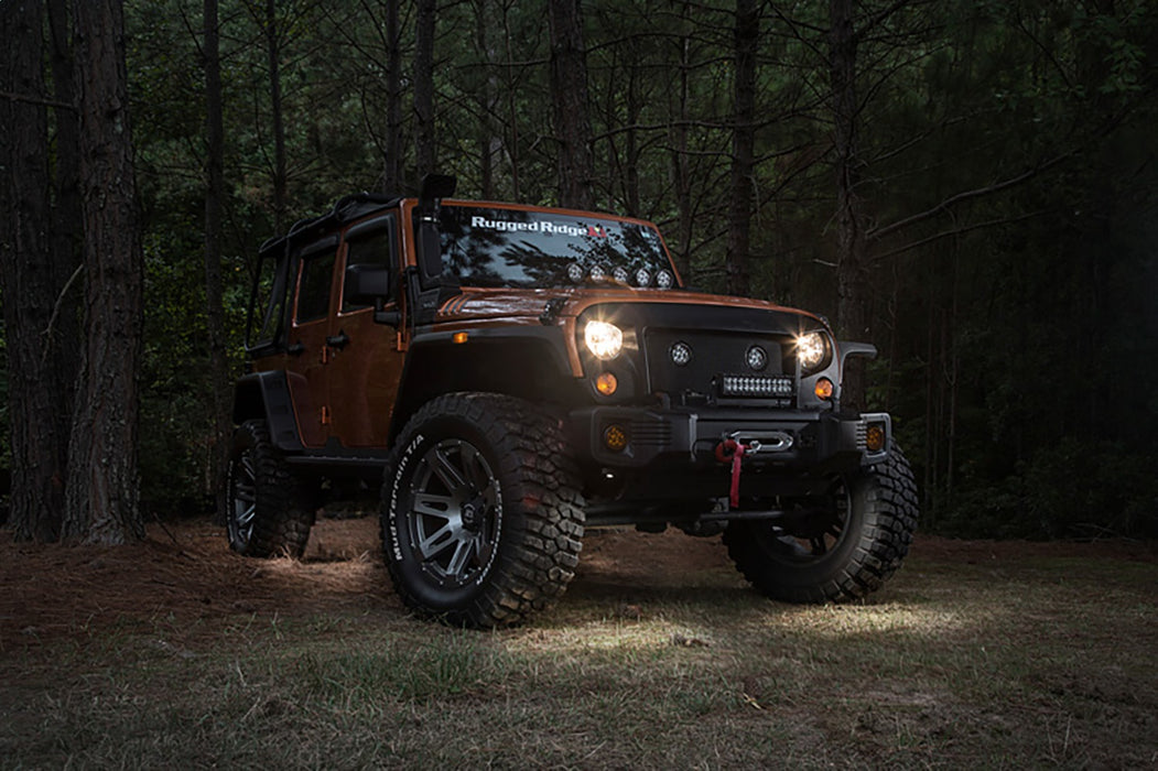Rugged Ridge 11232.40 LED Off-Road Rock Light Kit - Truck Part Superstore