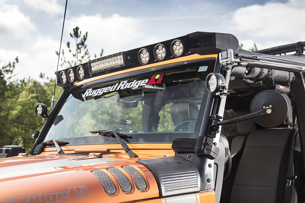 Rugged Ridge 11232.50 Elite Fast Track Windshield Light Bar; - Truck Part Superstore