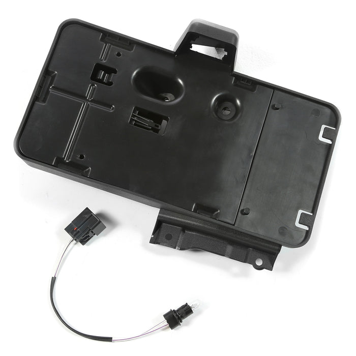 Omix 11233.07 License Plate Bracket; Rear; Black Plastic; - Truck Part Superstore