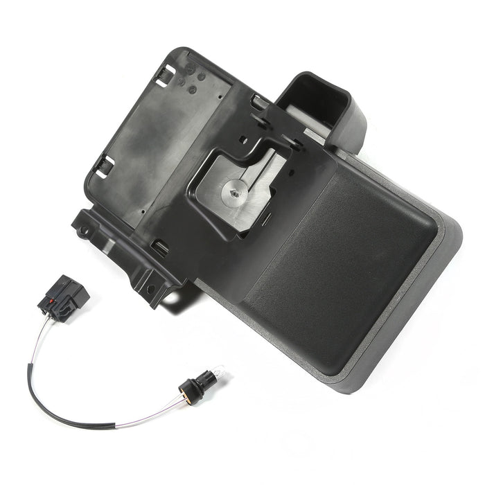 Omix 11233.07 License Plate Bracket; Rear; Black Plastic; - Truck Part Superstore
