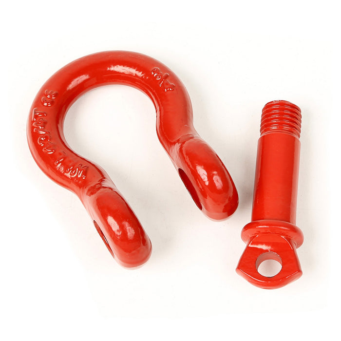Rugged Ridge 11235.08 D-Shackles; 3/4 in.; Red; Pair; - Truck Part Superstore