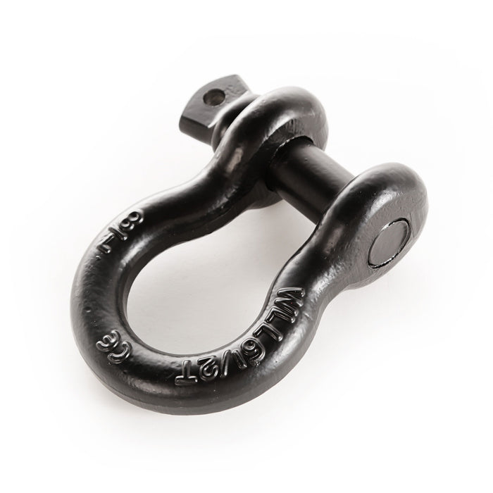 Rugged Ridge 11235.19 D-Ring; 7/8 in.; 13500 lbs.; Black; - Truck Part Superstore