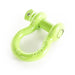 Rugged Ridge 11235.21 D-Shackles; 3/4 in.; 9500 lbs.; Green; - Truck Part Superstore