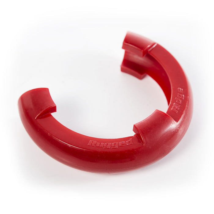 Rugged Ridge 11235.31 D-Ring Isolator Kit; 3/4 in.; Red; Pair; - Truck Part Superstore