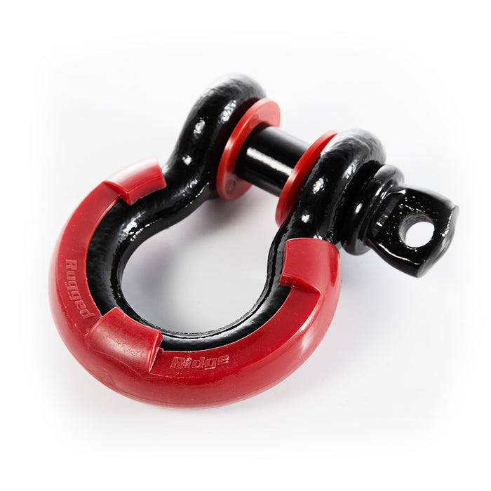 Rugged Ridge 11235.31 D-Ring Isolator Kit; 3/4 in.; Red; Pair; - Truck Part Superstore
