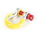 Rugged Ridge 11235.32 D-Ring Isolator Kit; 3/4 in.; Yellow; Pair; - Truck Part Superstore
