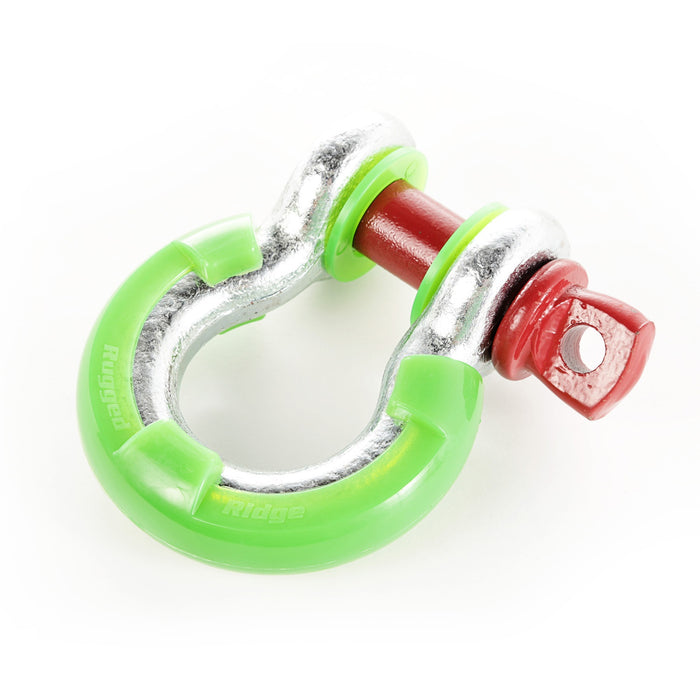 Rugged Ridge 11235.43 D-Ring Isolator Kit; 7/8 in.; Green; Pair; - Truck Part Superstore