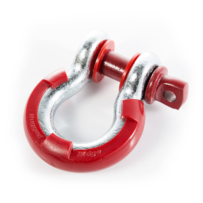 Rugged Ridge 11235.61 D-Ring Isolator Kit; 3/4 in.; Red; 2-Pair; - Truck Part Superstore