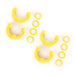 Rugged Ridge 11235.62 D-Ring Isolator Kit; 3/4 in.; Yellow; 2-Pair; - Truck Part Superstore