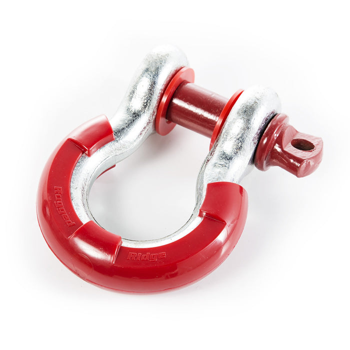 Rugged Ridge 11235.71 D-Ring Isolator Kit; 7/8 in.; Red; 2-Pair; - Truck Part Superstore