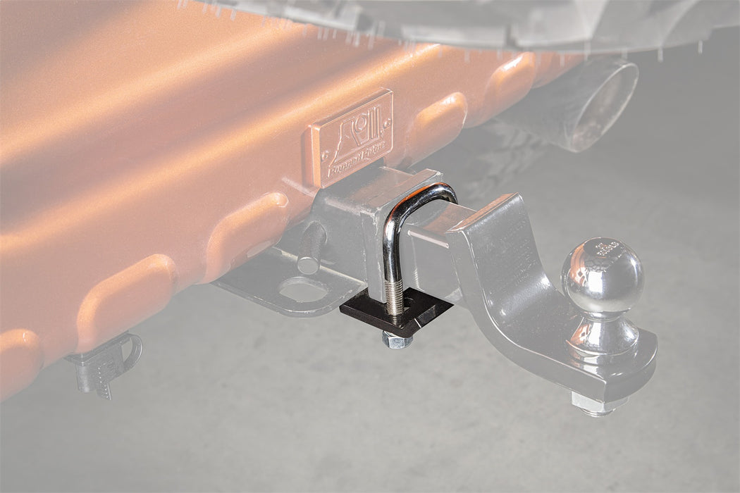 Rugged Ridge 11237.15 Hitch Tightener; 2 in.; 0.3125 in. Steel Plate; Black Powder Coated; - Truck Part Superstore