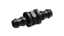 Vibrant Performance 11243 Barbed Union Fitting; Size: -10AN; 6061 Aluminum; Anodized Black; - Truck Part Superstore