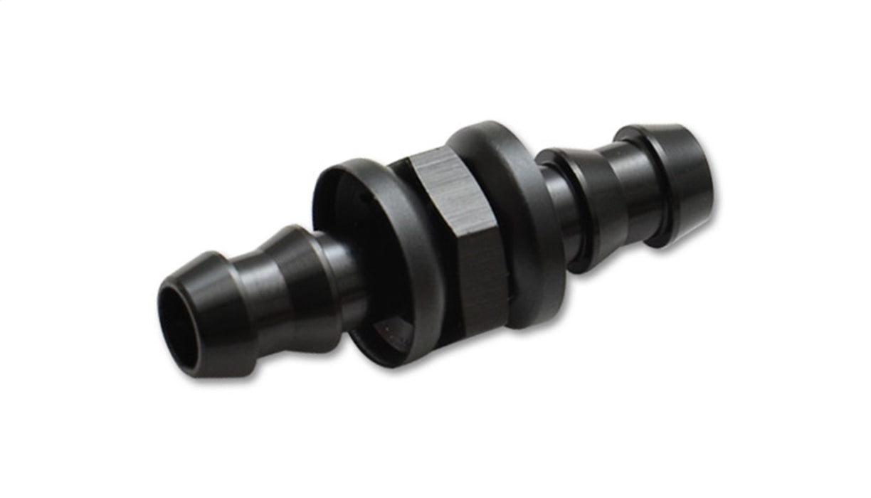 Vibrant Performance 11243 Barbed Union Fitting; Size: -10AN; 6061 Aluminum; Anodized Black; - Truck Part Superstore