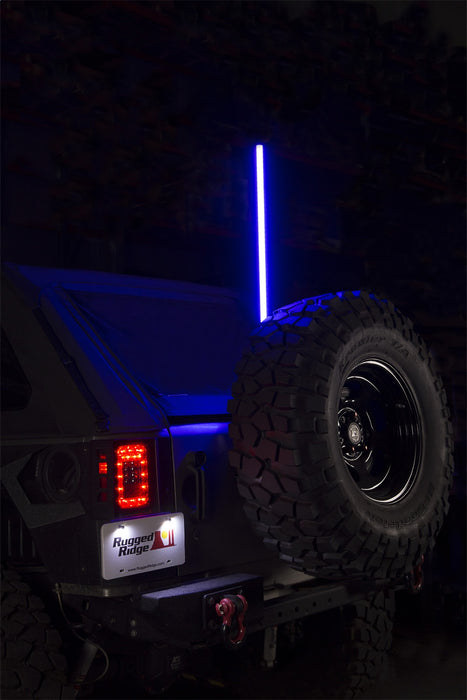 Rugged Ridge 11250.20 RGB Lighted Whip; 1 Meter; - Truck Part Superstore